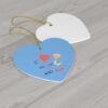 I love you to the moon and back Ceramic Ornament, 4 Shapes - Image 8