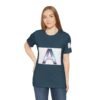 The "A" letter Unisex Jersey Short Sleeve Tee - Image 14