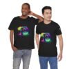 The "D" letter Unisex Jersey Short Sleeve Tee - Image 173