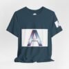 The "A" letter Unisex Jersey Short Sleeve Tee - Image 7