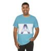 The "A" Letter Unisex Jersey Short Sleeve Tee - Image 16