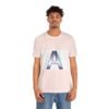 The "A" Letter Unisex Jersey Short Sleeve Tee - Image 59