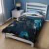 Ocean guardian - big fish Velveteen Plush Blanket