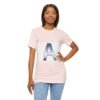The "A" Letter Unisex Jersey Short Sleeve Tee - Image 80