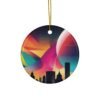 The dream city Ceramic Ornament, 4 Shapes