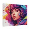 Colorful girl in Matte Canvas, Stretched - Image 5