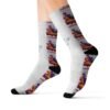 Couple and colourful splash Sublimation Socks