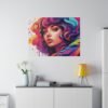 Colorful girl in Matte Canvas, Stretched - Image 40