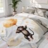 Flying monkey with a balloon Arctic Fleece Blanket - Image 6