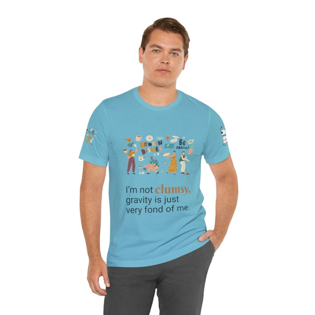 Clumsy Unisex Jersey Short Sleeve Tee