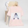 The "A" Letter Unisex Jersey Short Sleeve Tee - Image 67