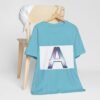 The "A" Letter Unisex Jersey Short Sleeve Tee - Image 9