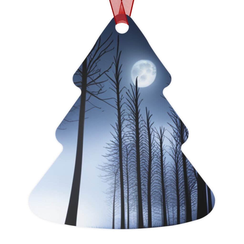 Moon night Metal Ornaments