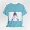 The "A" Letter Unisex Jersey Short Sleeve Tee - Image 7