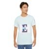 The "E" letter Unisex Jersey Short Sleeve Tee - Image 195