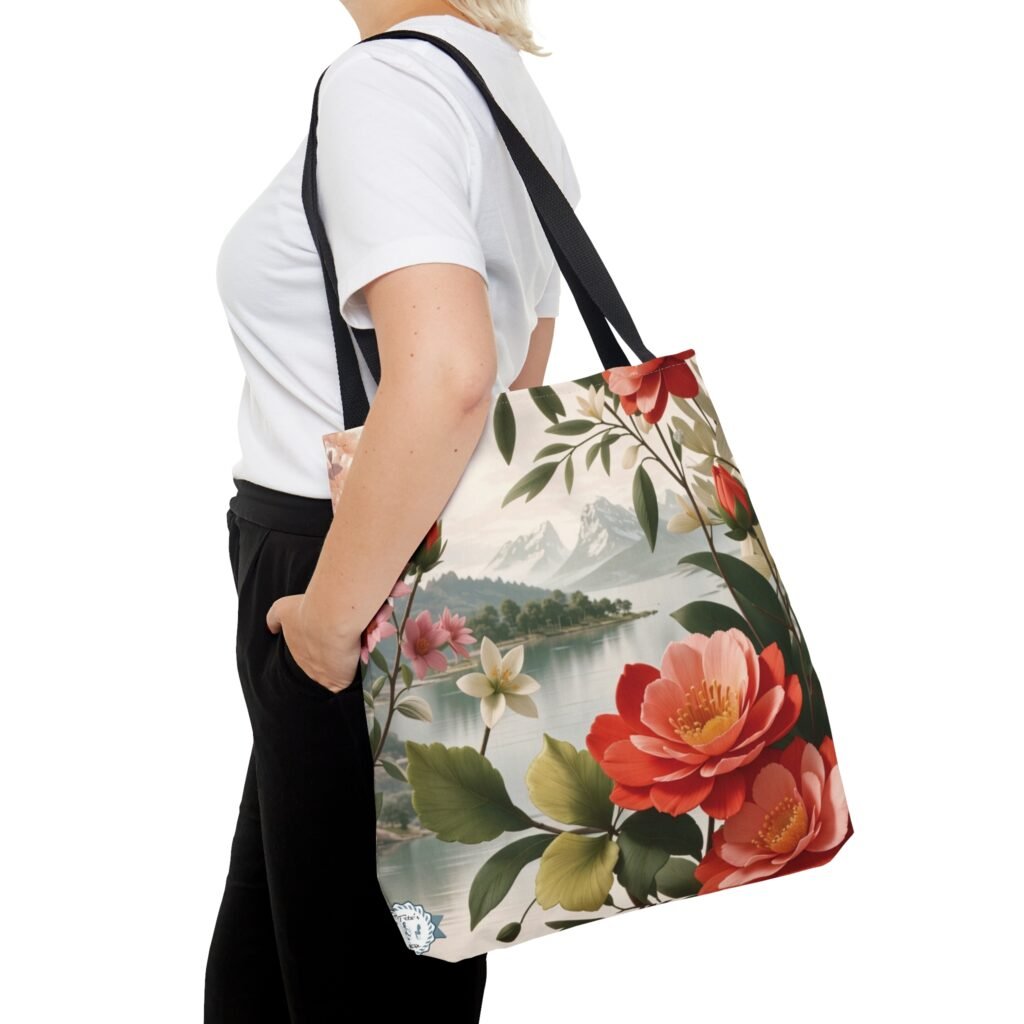 Light flowery Tote Bag (AOP)