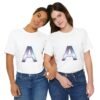 The "A" Letter Unisex Jersey Short Sleeve Tee - Image 55