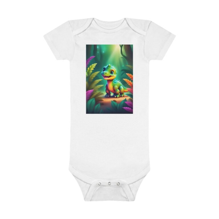 Little dinosaur Onesie® Organic Baby Bodysuit