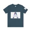 The "A" letter Unisex Jersey Short Sleeve Tee - Image 2