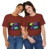The "D" letter Unisex Jersey Short Sleeve Tee - Image 142
