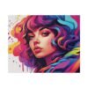 Colorful girl in Matte Canvas, Stretched - Image 18