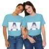 The "A" Letter Unisex Jersey Short Sleeve Tee - Image 26