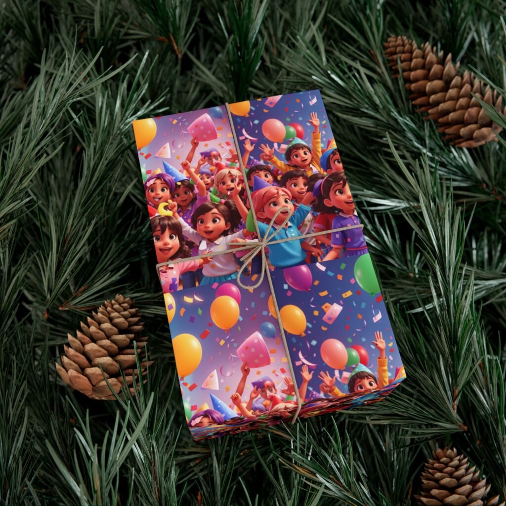 Children happy in party Gift Wrap Papers