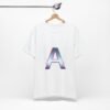 The "A" Letter Unisex Jersey Short Sleeve Tee - Image 37