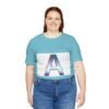 The "A" Letter Unisex Jersey Short Sleeve Tee - Image 15
