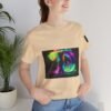 The "D" letter Unisex Jersey Short Sleeve Tee - Image 227