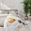 Flying monkey with a balloon Arctic Fleece Blanket - Image 17