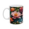 Flowery and colourful Ceramic Mug 11oz - Image 4