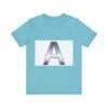 The "A" Letter Unisex Jersey Short Sleeve Tee - Image 2
