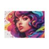 Colorful girl in Matte Canvas, Stretched - Image 26