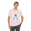 The "A" Letter Unisex Jersey Short Sleeve Tee - Image 72