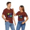 The "D" letter Unisex Jersey Short Sleeve Tee - Image 141