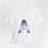 The "A" Letter Unisex Jersey Short Sleeve Tee - Image 36