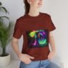 The "D" letter Unisex Jersey Short Sleeve Tee - Image 140