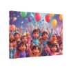 Happy party kids Canvas Photo Tile - Image 3