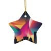 The dream city Ceramic Ornament, 4 Shapes - Image 4