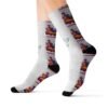 Couple and colourful splash Sublimation Socks - Image 5