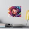 Colorful girl in Matte Canvas, Stretched - Image 12