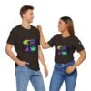 The "D" letter Unisex Jersey Short Sleeve Tee - Image 112
