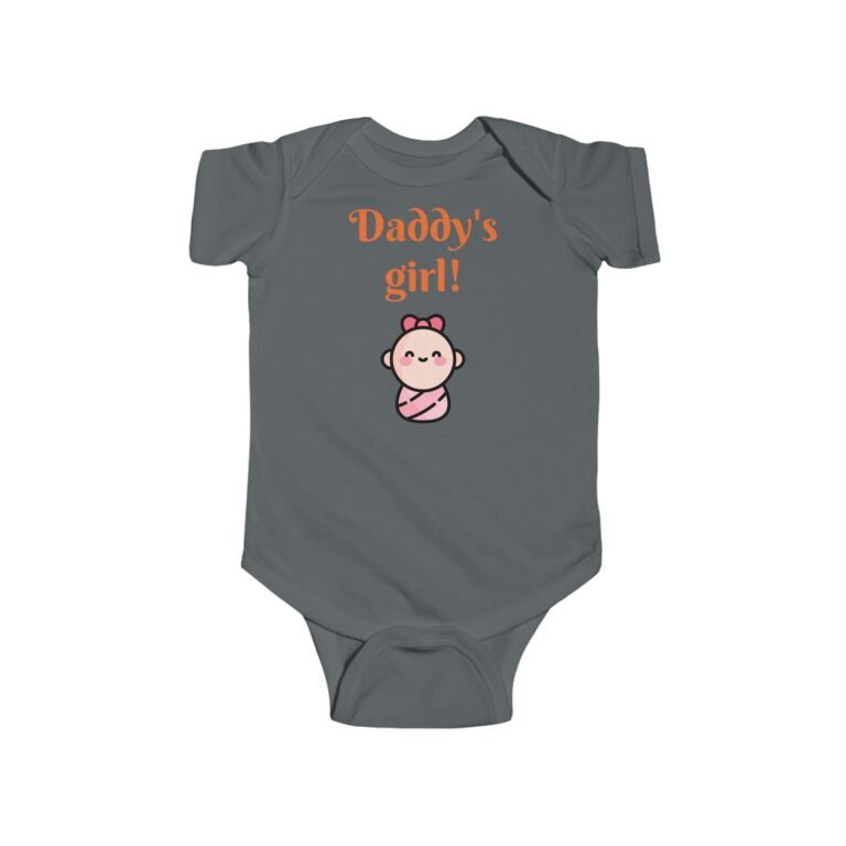 Daddy's girl! Infant Fine Jersey Bodysuit