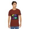 The "D" letter Unisex Jersey Short Sleeve Tee - Image 136