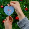 I love you to the moon and back Ceramic Ornament, 4 Shapes - Image 9