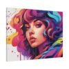 Colorful girl in Matte Canvas, Stretched - Image 21