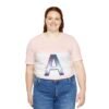 The "A" Letter Unisex Jersey Short Sleeve Tee - Image 73