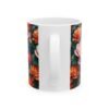 Flowery and colourful Ceramic Mug 11oz - Image 3