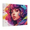 Colorful girl in Matte Canvas, Stretched - Image 13